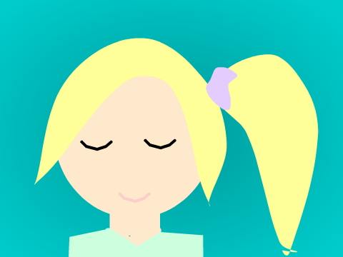 blinking girl loop!