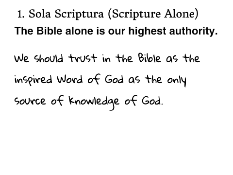 The Five Solas