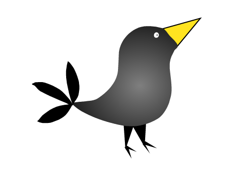 Crow cartoon