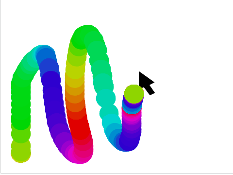 Colorful Mouse Follower