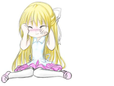 Little Anime Girl!(Isn't she cute!)