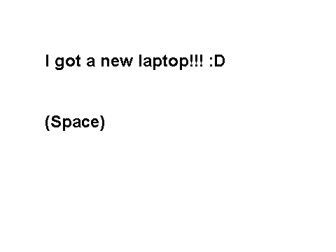My new laptop
