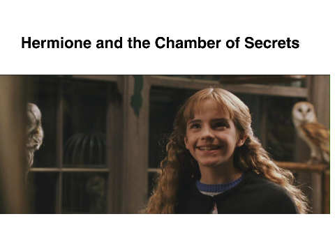 Hermione Granger through the years!