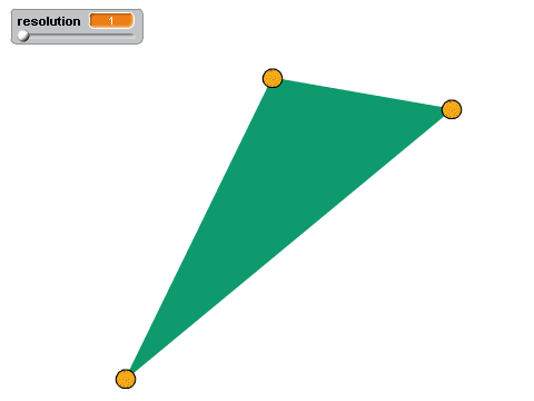 lets fill a triangle
