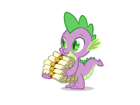 THE MOST AWESOMEST SPIKE ANIMATED GIF IN THE WORLD