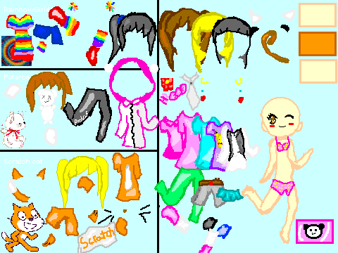 Scratcher's Dress up Game