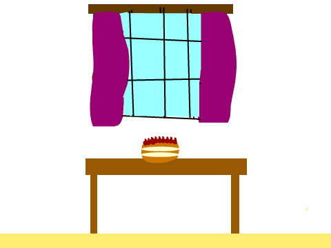 A bite on the cake
