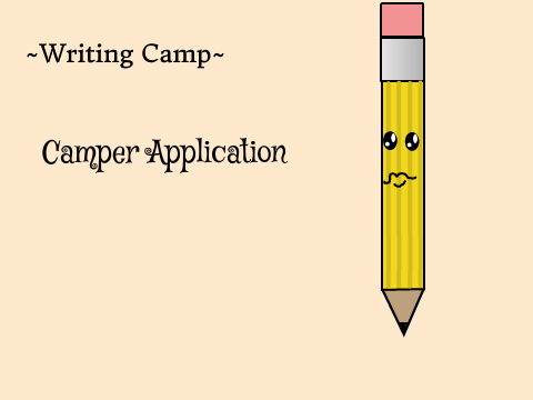 Writing Camp | Camper Application remix