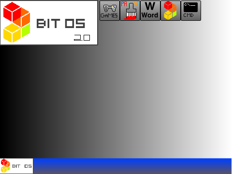 Bit OS 2.0 Sample UI V.2.3.4 Bit Menu!