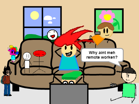 Add Yourself Watching TV! With Friends