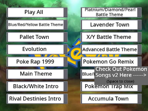 Pokemon Songs v1