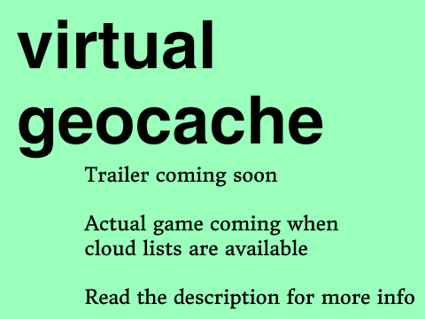 Virtual Geocache Trailer