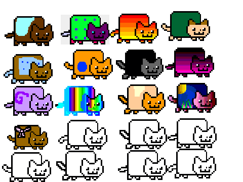 add yourself as a nyan cat [me me]