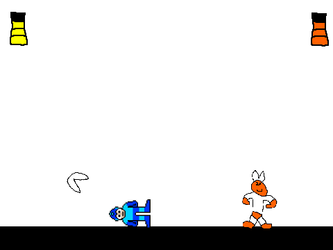 blue robot man