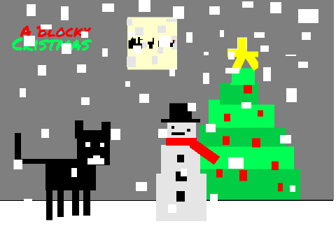 Cat With Snow