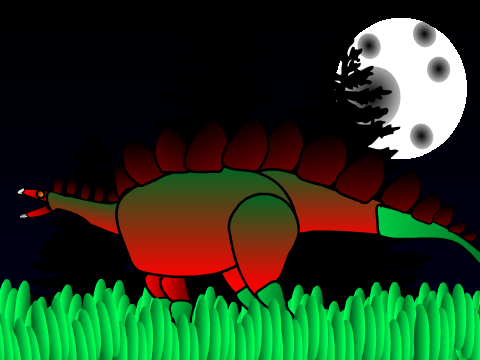 Blashyboy made a Stegosaurus (and it ate me by accident)