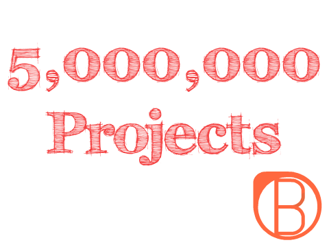5,000,000 Projects!