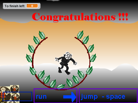 Bilbo running