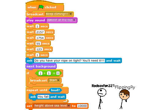 Add Your Self Climbing the Script