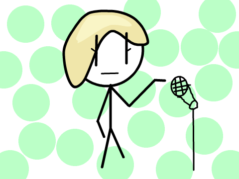 Me as a stick person >-<