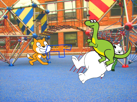 Stupid scratch cats adventure