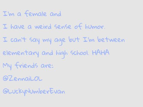 All about me!