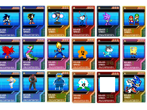 Add yourself as a Sonic Battle card!remix remix remix