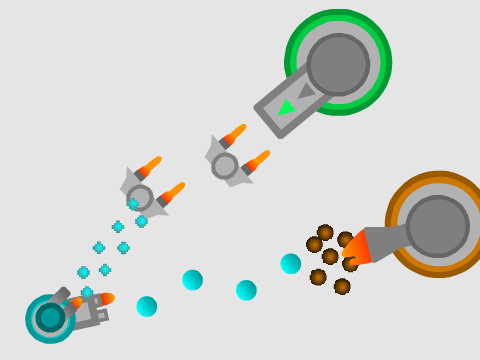 Tank Battle (Hard Version)