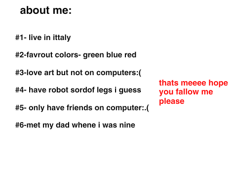 about me