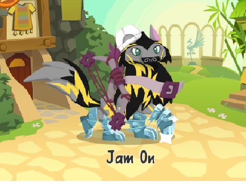 My Arctic Wolf on Animal Jam