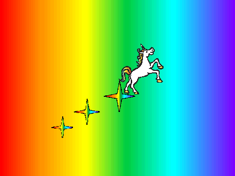 UNICORN!!!! SPARKLES!