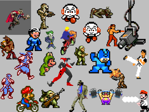 sprites from google images!