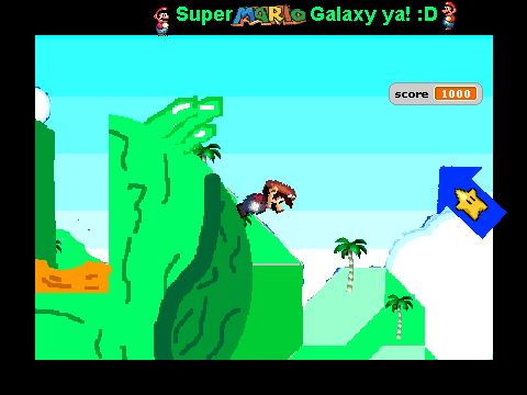 Super Mario Galaxy 3 Emerald Cliffside shore v1.1