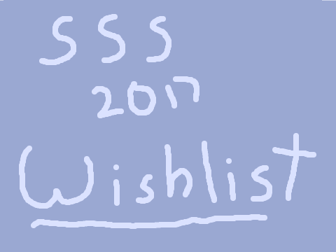 Secret Santa 2017 Wishlist!