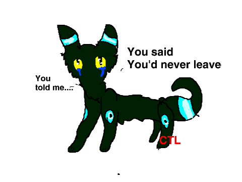 Snow the umbreon