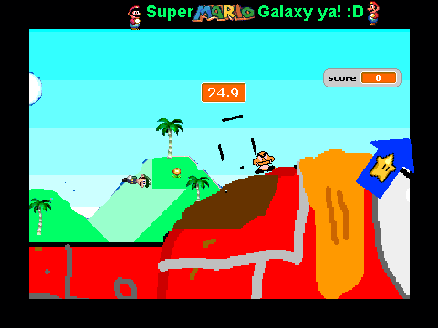 Super Mario Galaxy 3 Emerald Cliffside shore v1.0 timed