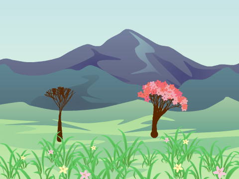 Cherry Blossoms remixed to be more realistic