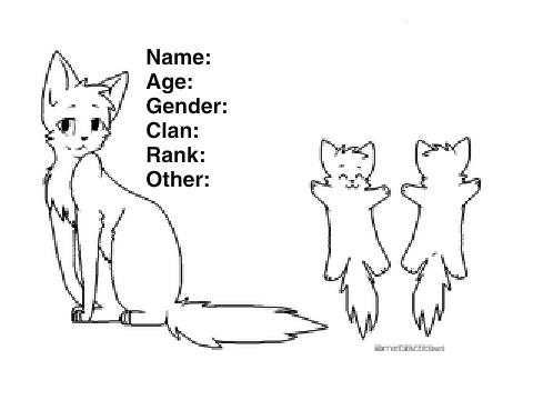 Warrior Cats Bio Sheet