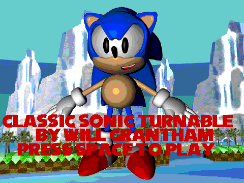 Sonic 3D turnable (classic)