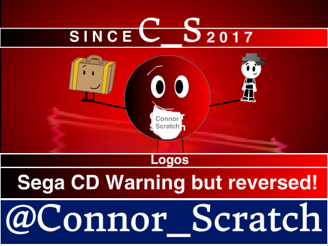 Sega CD Warning but reversed!