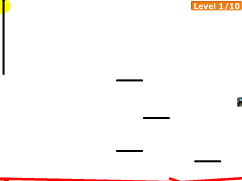 Savage Platformer pen and backdrop: (Only 2 levels created