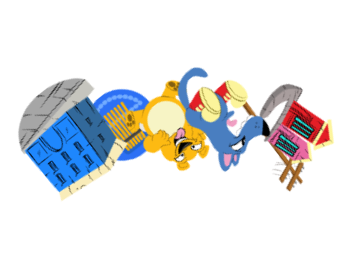 Google Logo but weird...