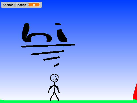 my first scroller 