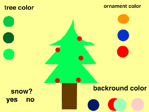 DECORATE YOUR CHRITMAS TREE!!