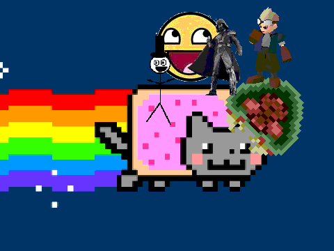 Add Yourself Riding the Nyan Cat