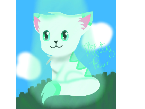 Mintypaw ~ Adoptable by PaintedMelody