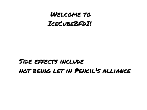 Welcome to IceCubeBFDI