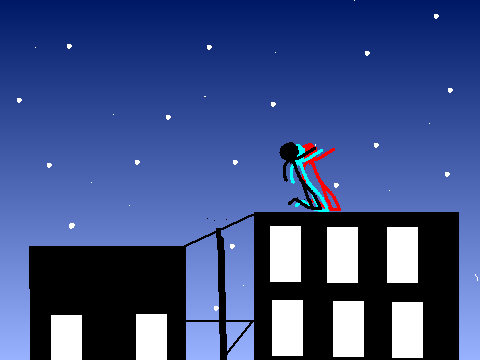 Weird, Low Quality Stick Man Animation