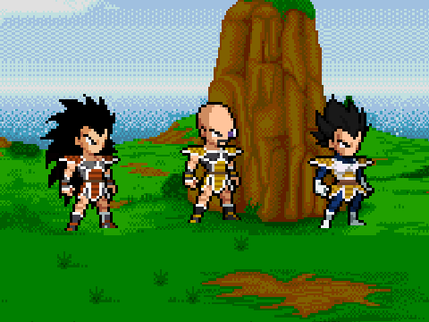 Saiyan Invader Trio Sprites