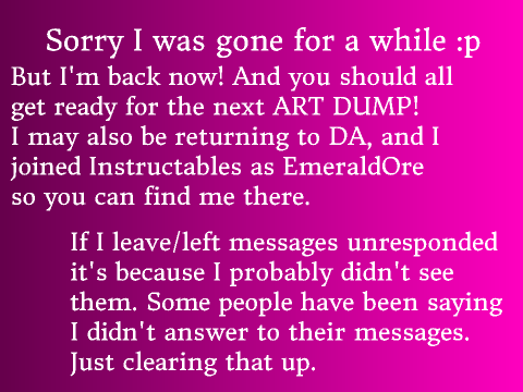 Okay, I'm Back 